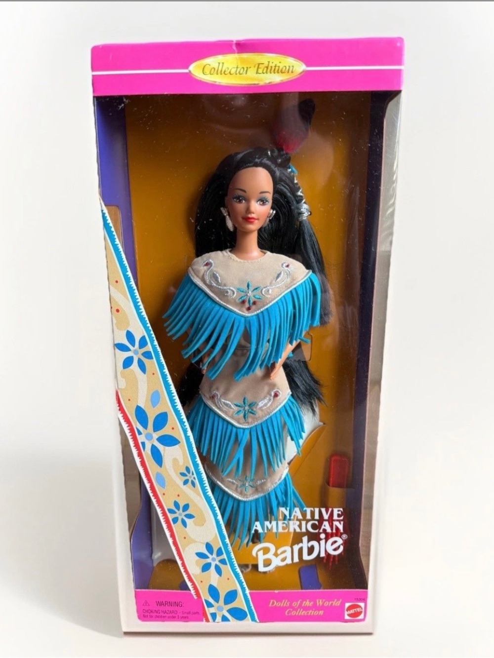 Native American Barbie 1996 Turquoise Dolls of the World Mattel 15304 Mattel NIB